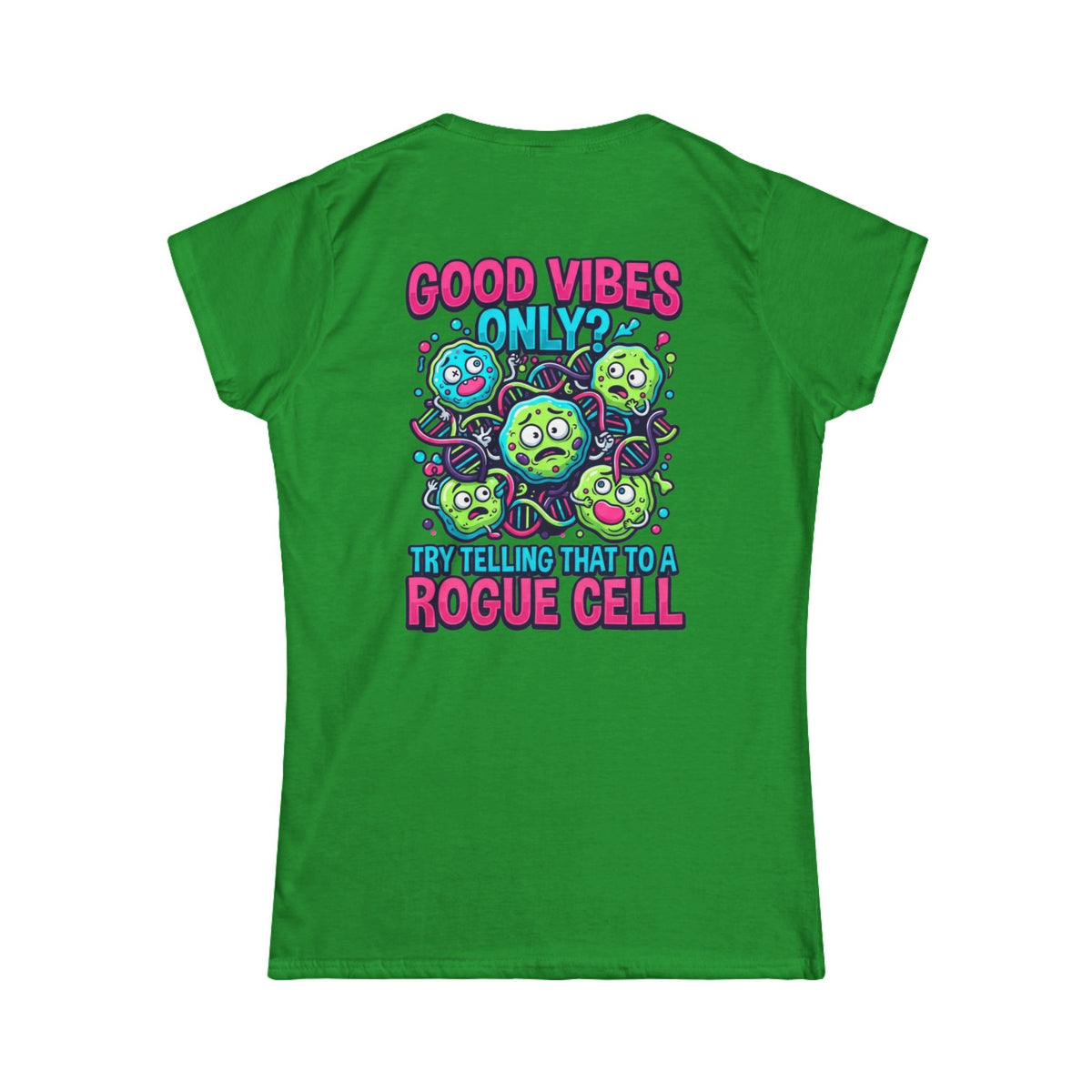 Color: Irish Green | Good Vibes Only Women's Tee