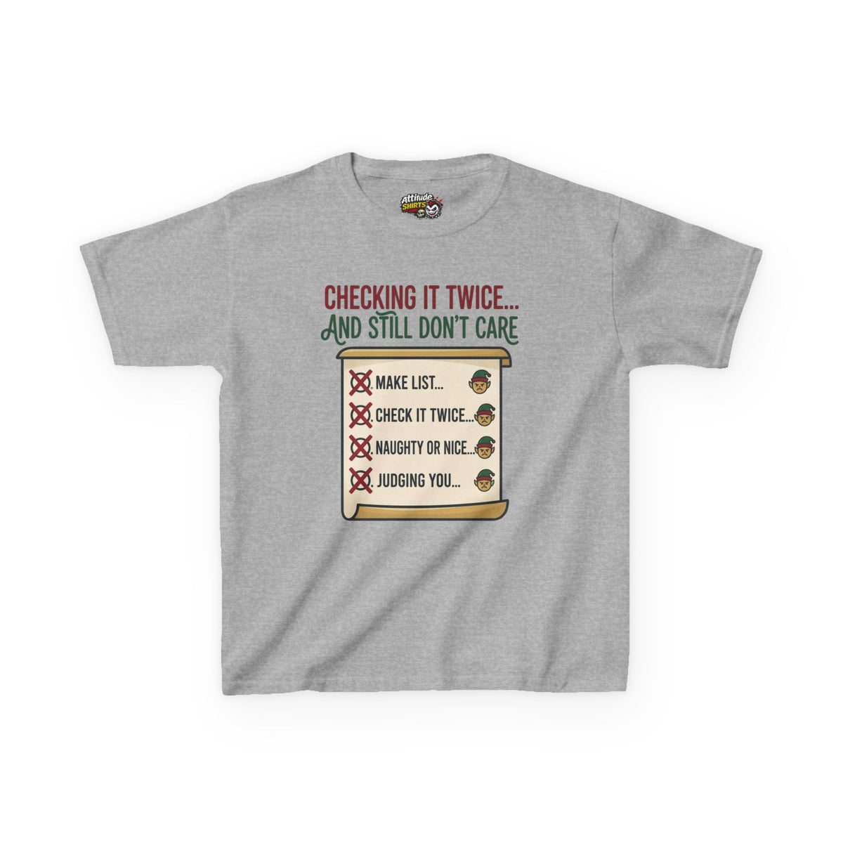 "Checking It Twice" Kids Tee