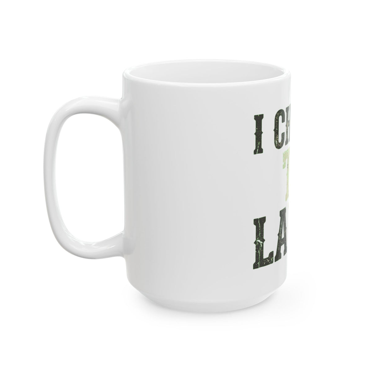 "Choose to Laugh" White Ceramic Mug