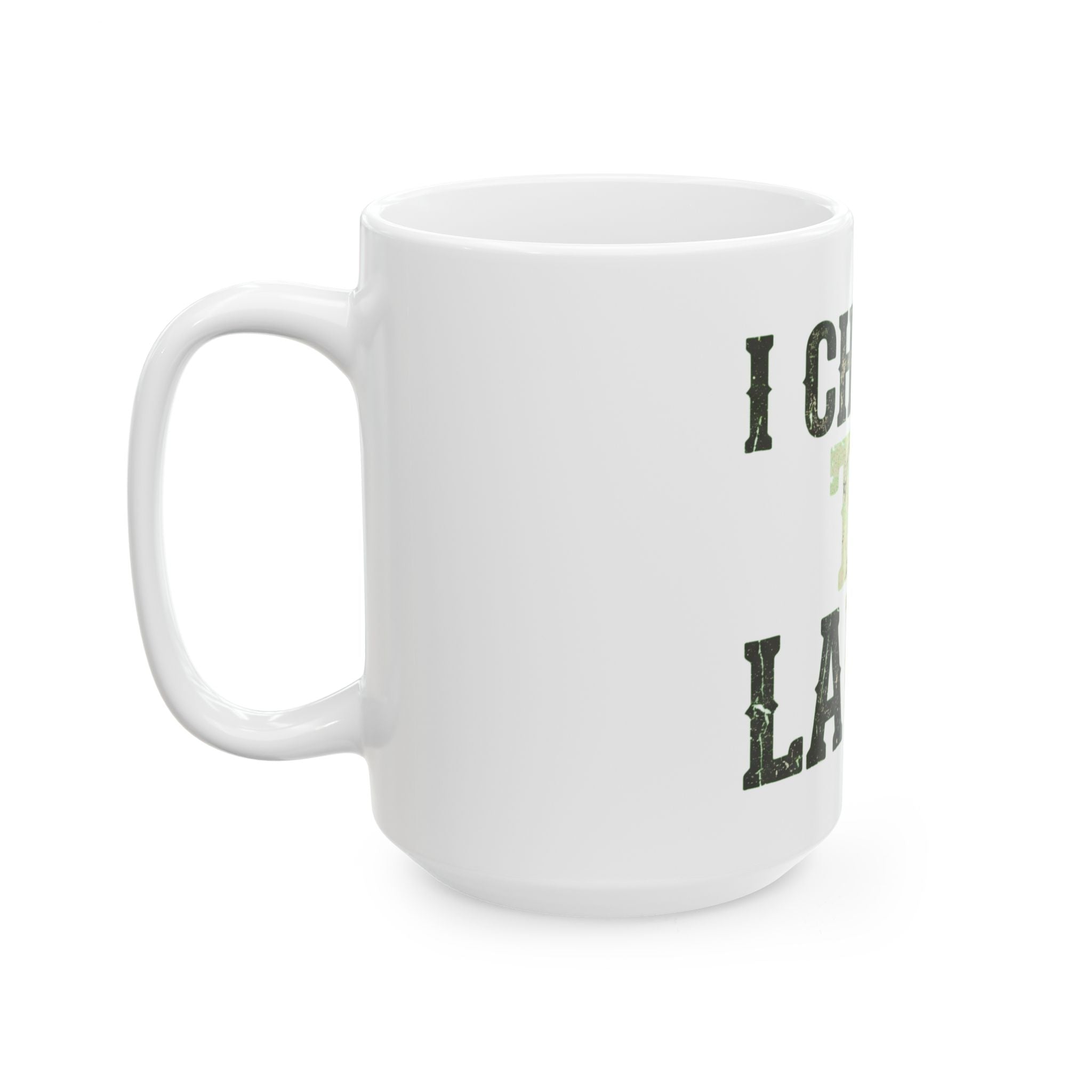 "Choose to Laugh" White Ceramic Mug