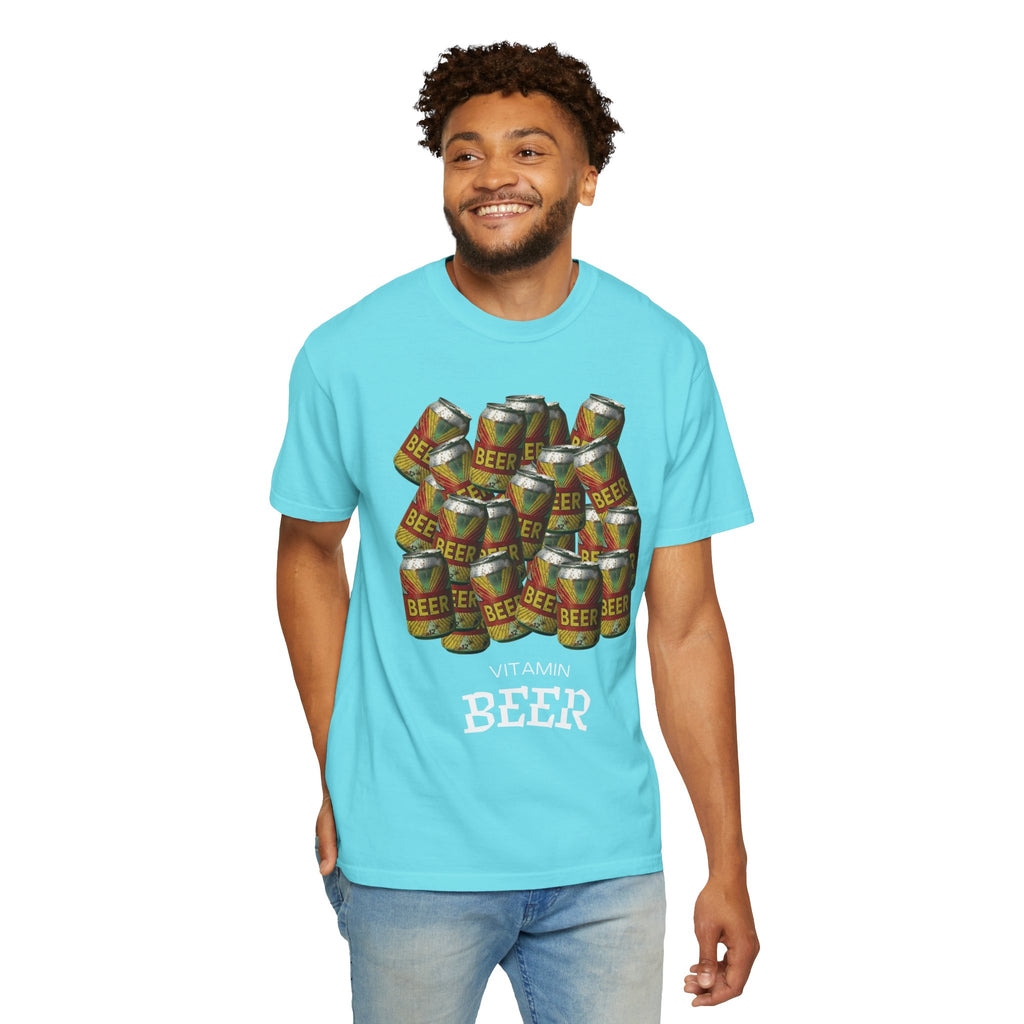 "Vitamin Beer 5" Unisex Garment-Dyed T-shirt