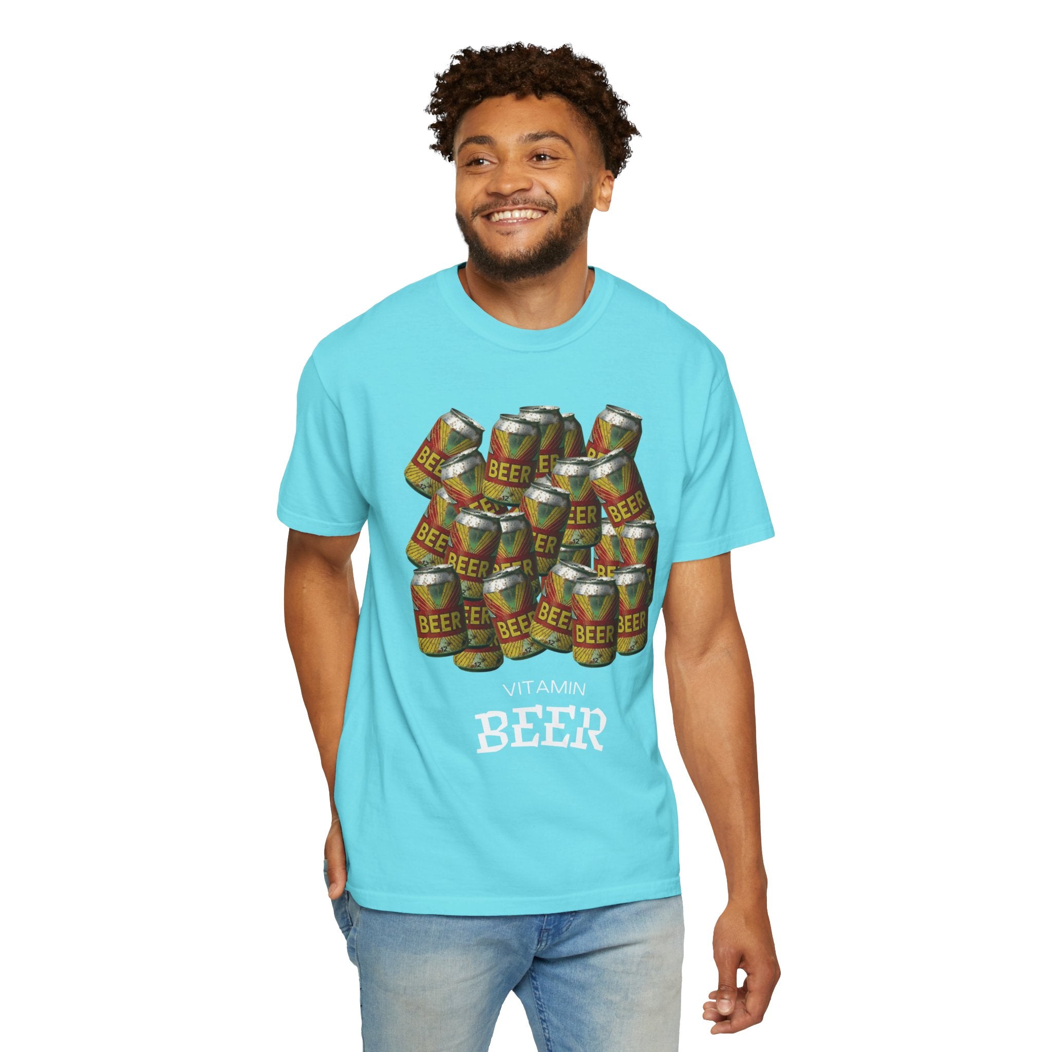 "Vitamin Beer 5" Unisex Garment-Dyed T-shirt