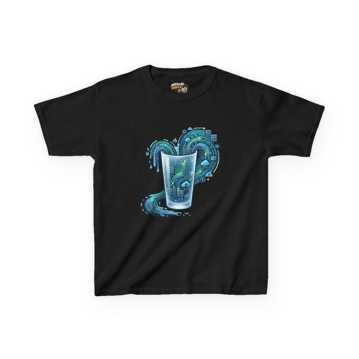 "Glass of Data" Kids Tee