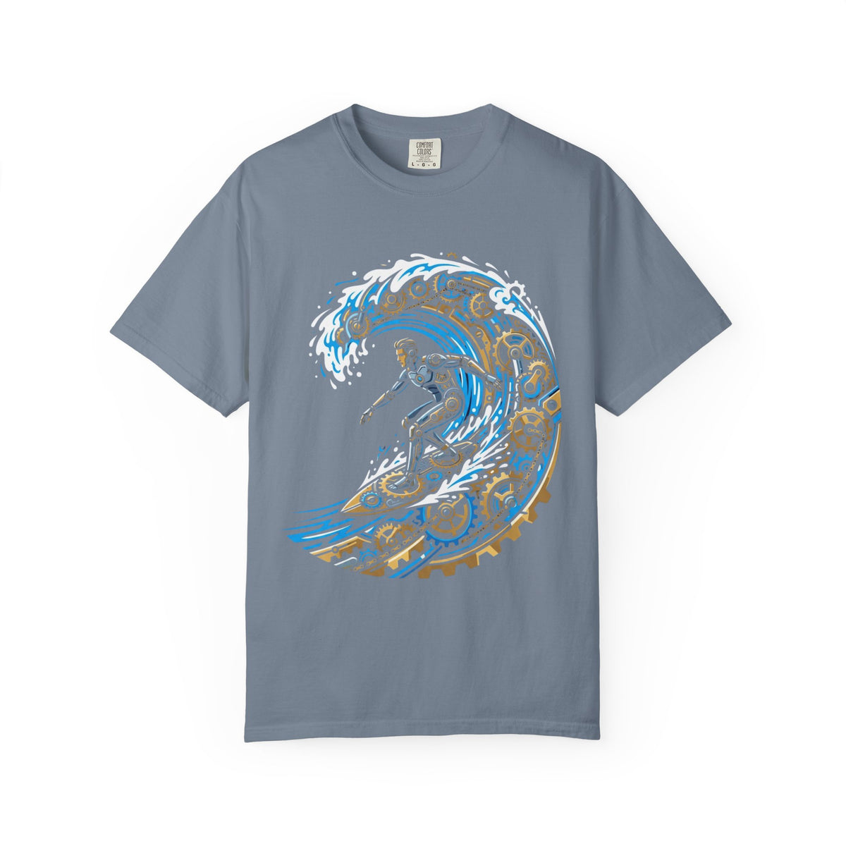 Color: Blue Jean | Time Surfer Unisex Garment-Dyed Tee