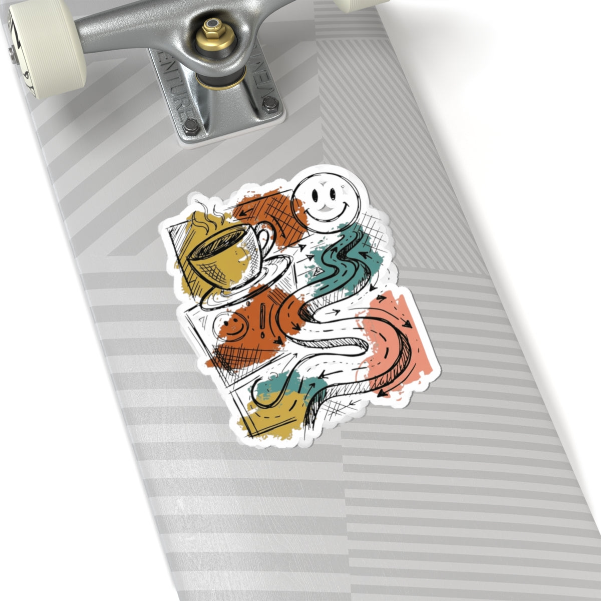 "Happy Coffee" Sticker — Main
