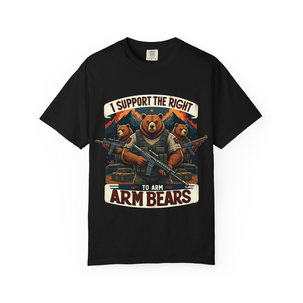 "The Right to Arm Bears (Mountain Division)" Unisex Garment-Dyed T-shirt