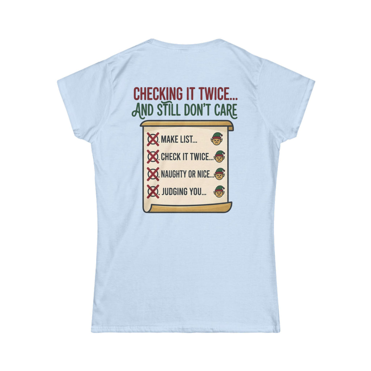 "Checking It Twice" Women's Tee