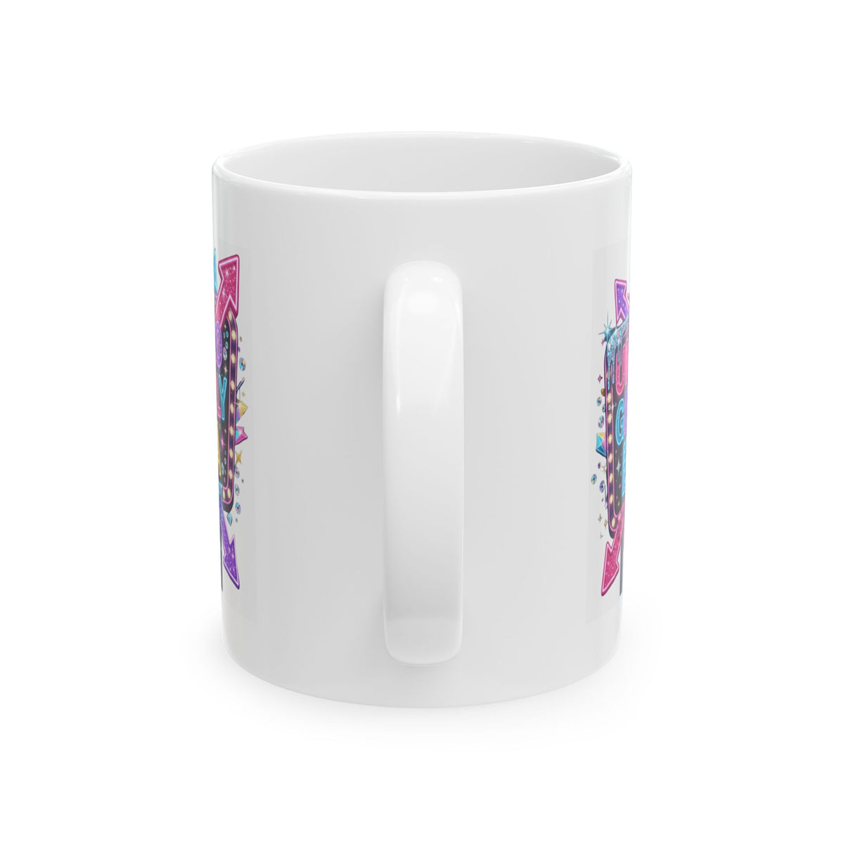 "Unapoligetically Extra" White Ceramic Mug