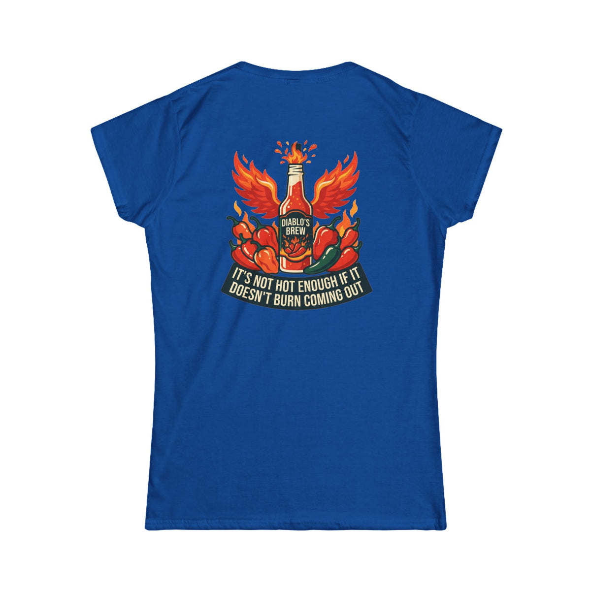 Color: Royal | Burns Coming Out Women's Tee