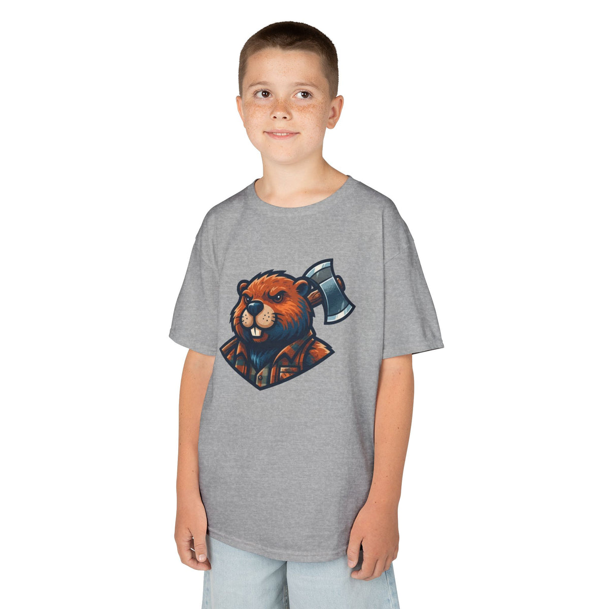 Color: Sport Grey | In Desperate Need of Good Hard Wood Kids Tee