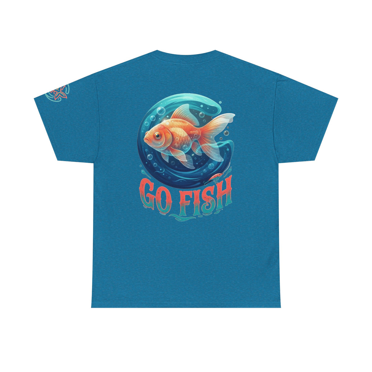 Color: Antique Sapphire | Go Fish Premium Graphic Tee