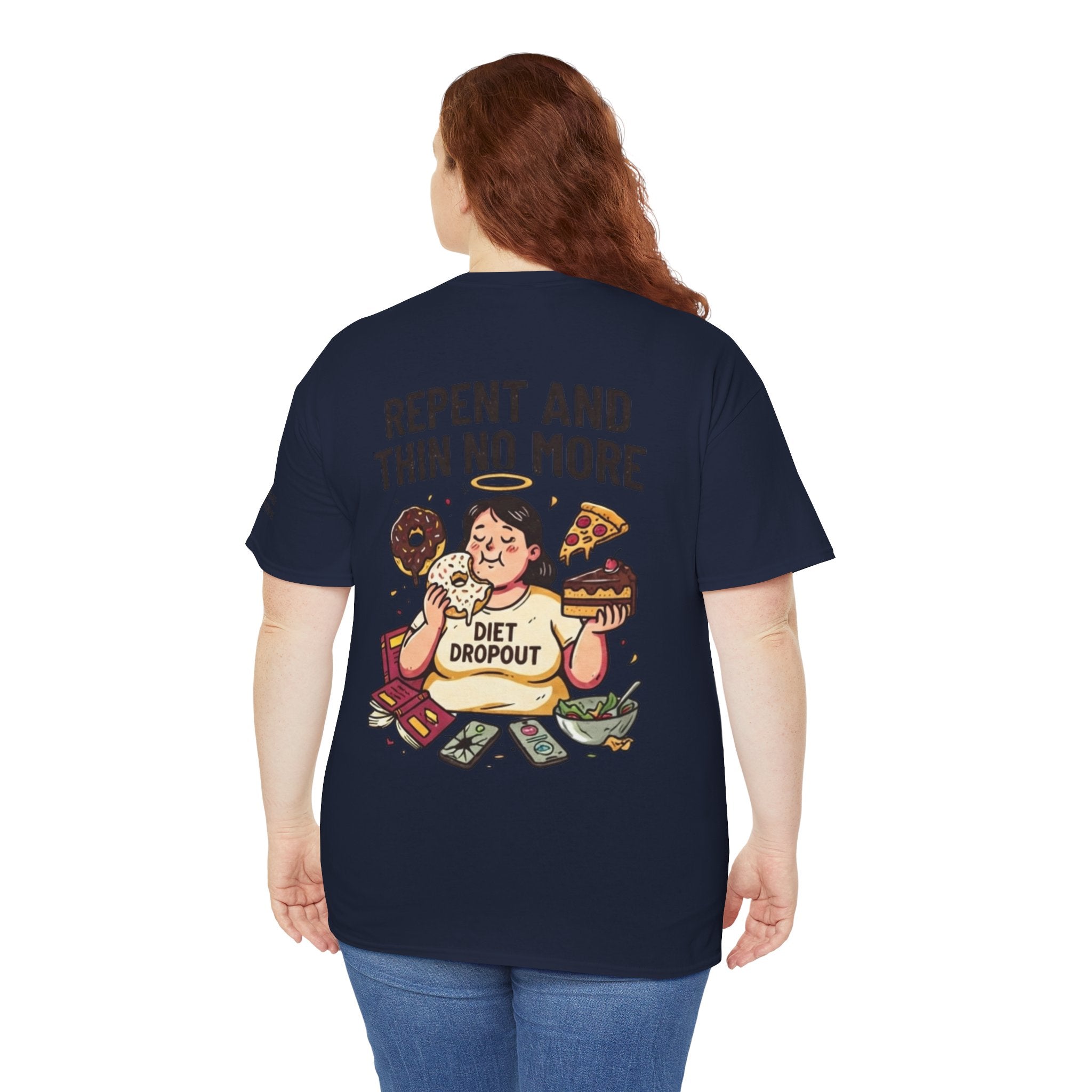 "Repent and Thin No More" Premium Graphic Tee