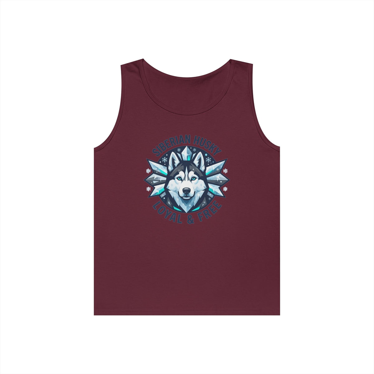 "Siberian Husky Loyal & Free" Tank Top