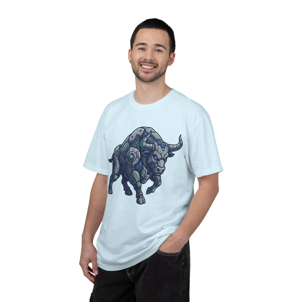 "Cyber Bull" Unisex Garment-Dyed Tee