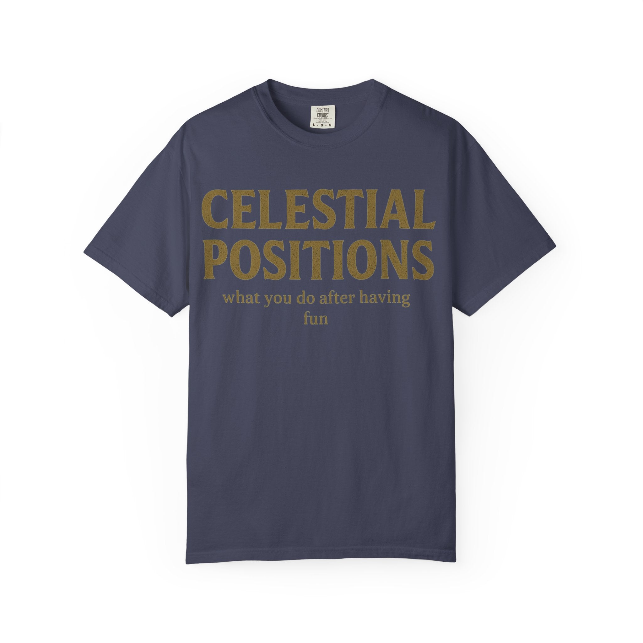 "Celestial Positions" Unisex Garment-Dyed T-shirt