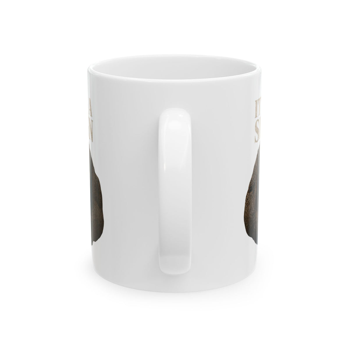 "Good Book Series It's a Sign" White Ceramic Mug — Graphic