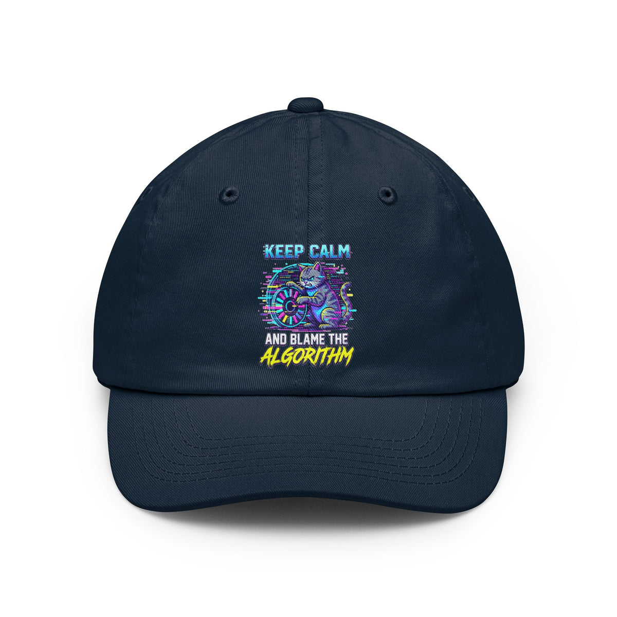 Color: Navy | Keep Calm And Blame The Algorithm Dad Hat