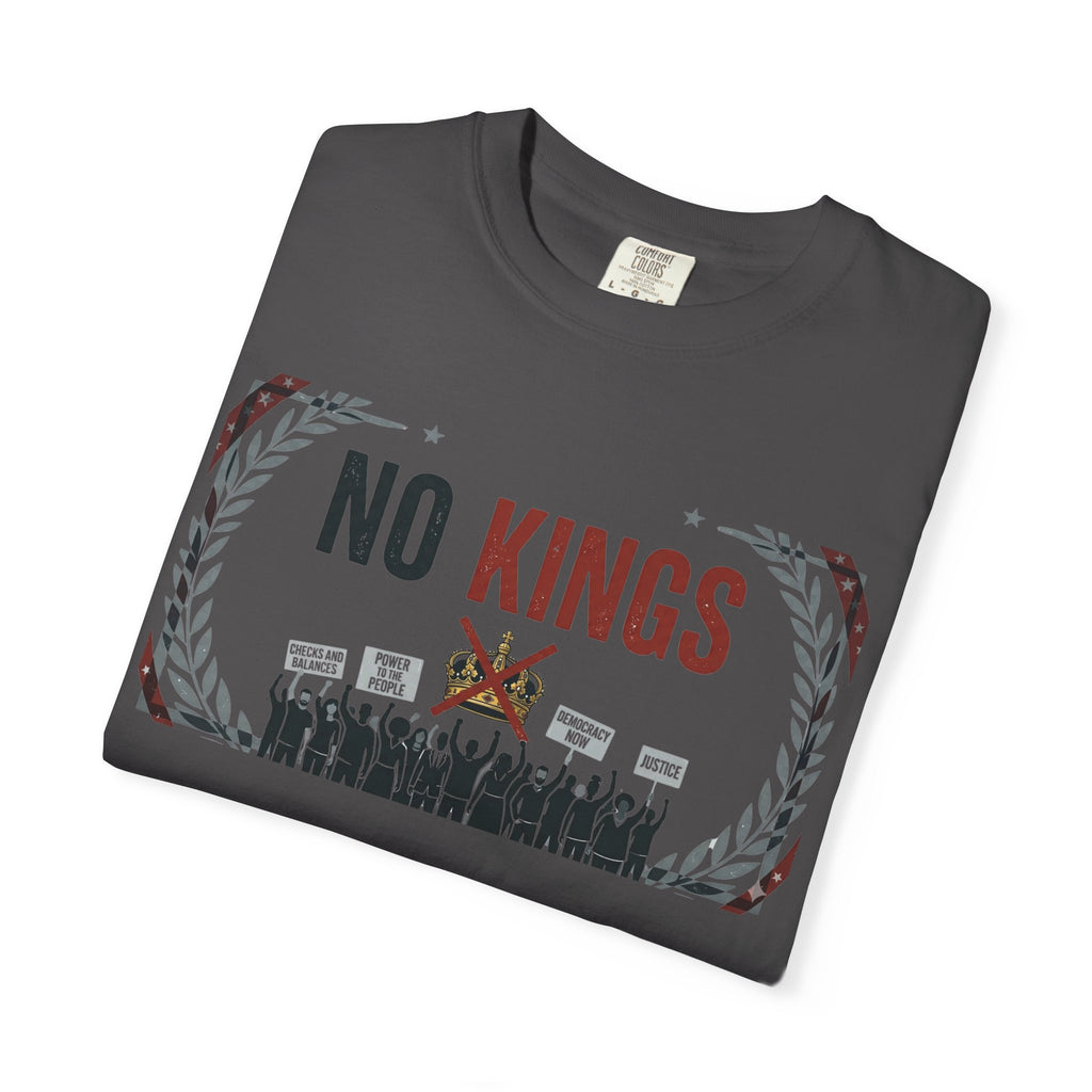 No Kings, No Masters | Garment-Dyed Tee — AttitudeShirts