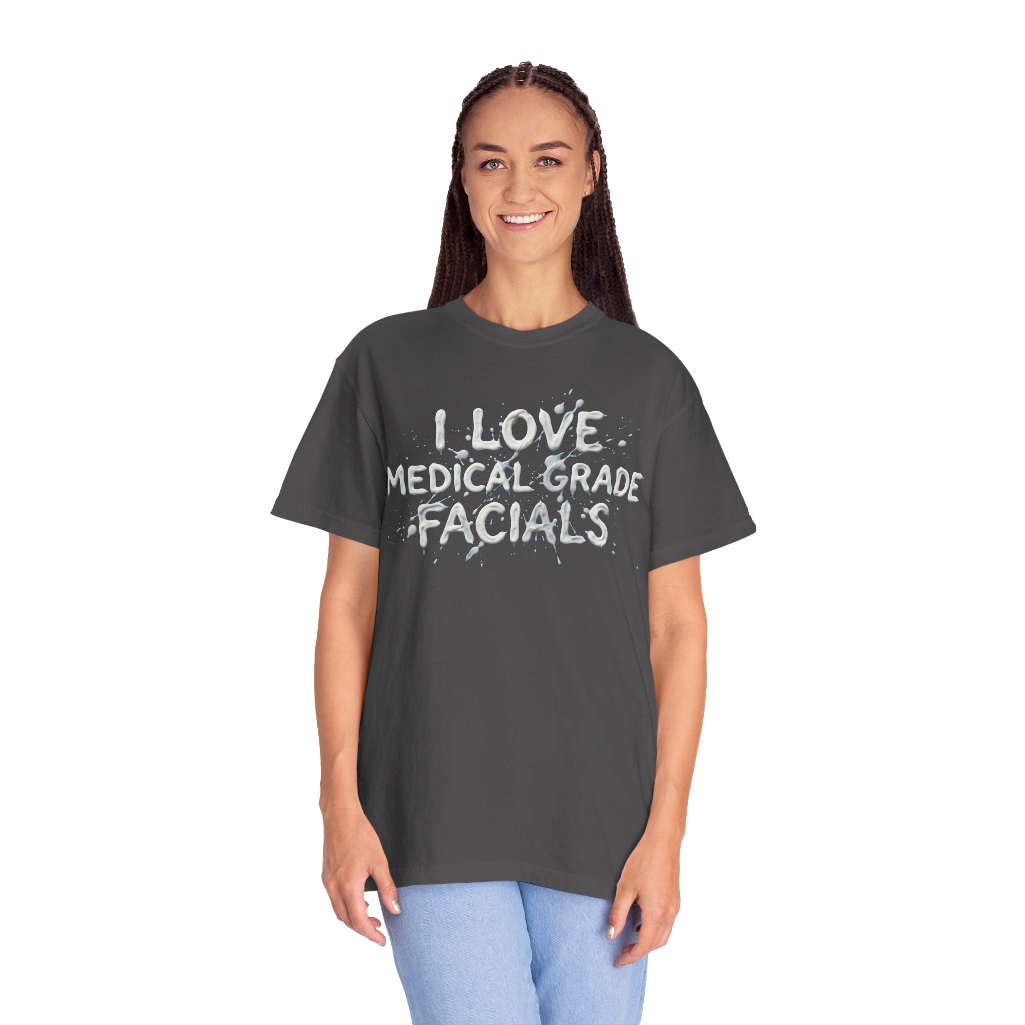 "I Love Medical Grade Facials" Unisex Garment-Dyed Tee