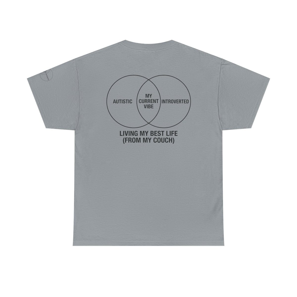 Color: Gravel | Living My Best Life Premium Graphic Tee