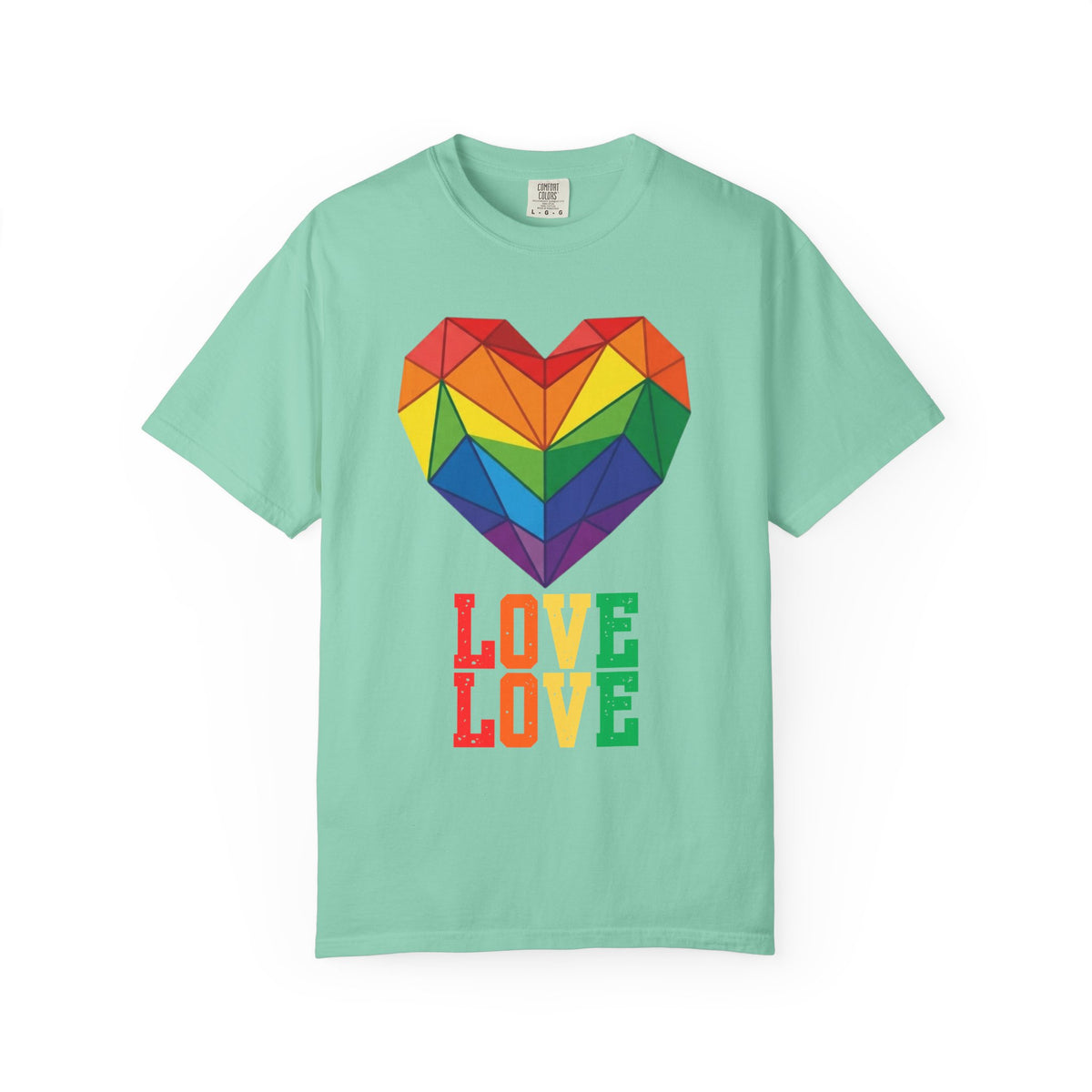 Color: Island Reef | LOVE Unisex Garment-Dyed Tee