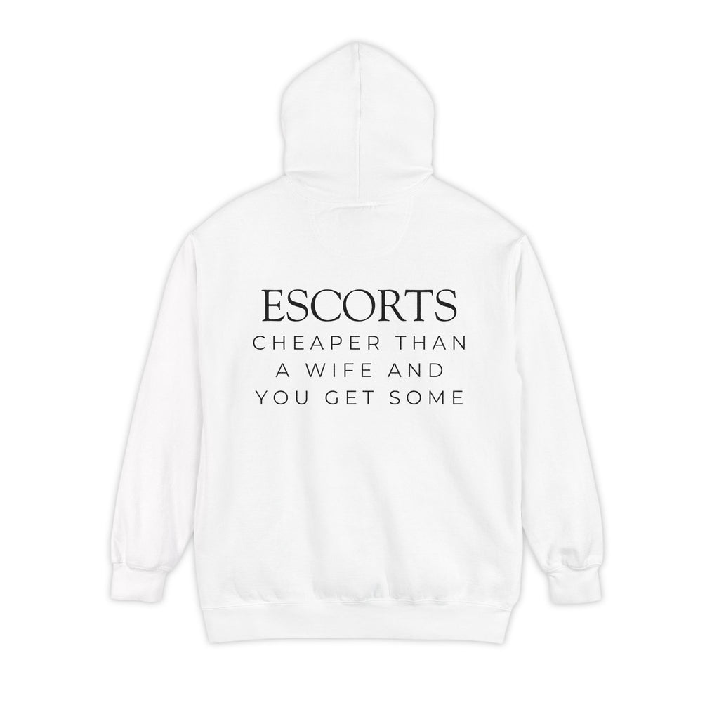 "Escorts" Garment-Dyed Hoodie