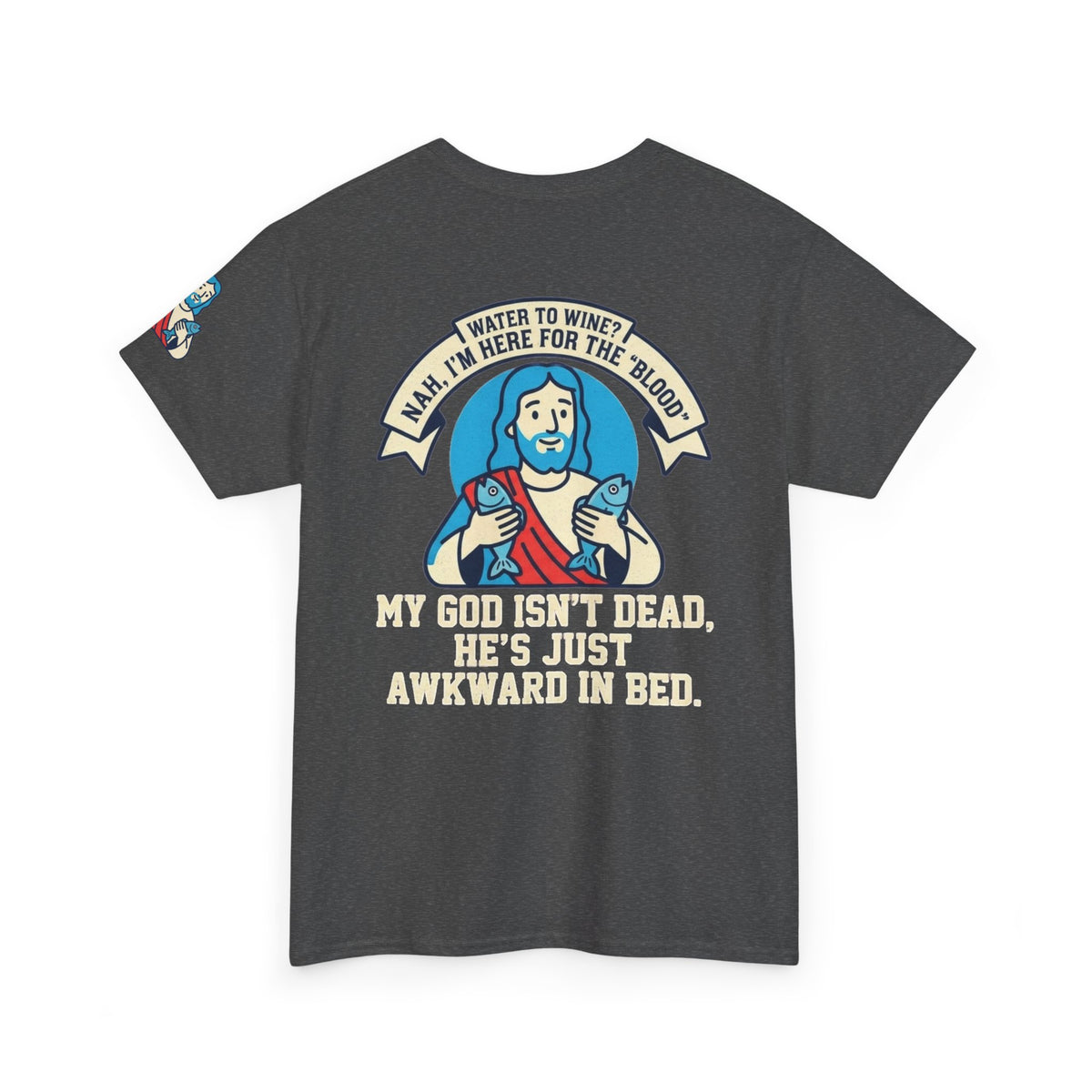 "Good Book Series Not Dead Awkward In Bed" Premium Graphic Tee