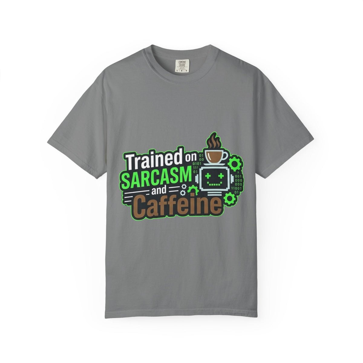 Color: Grey | Sarcasm Training Graduate | Garment-Dyed Tee — AttitudeShirts