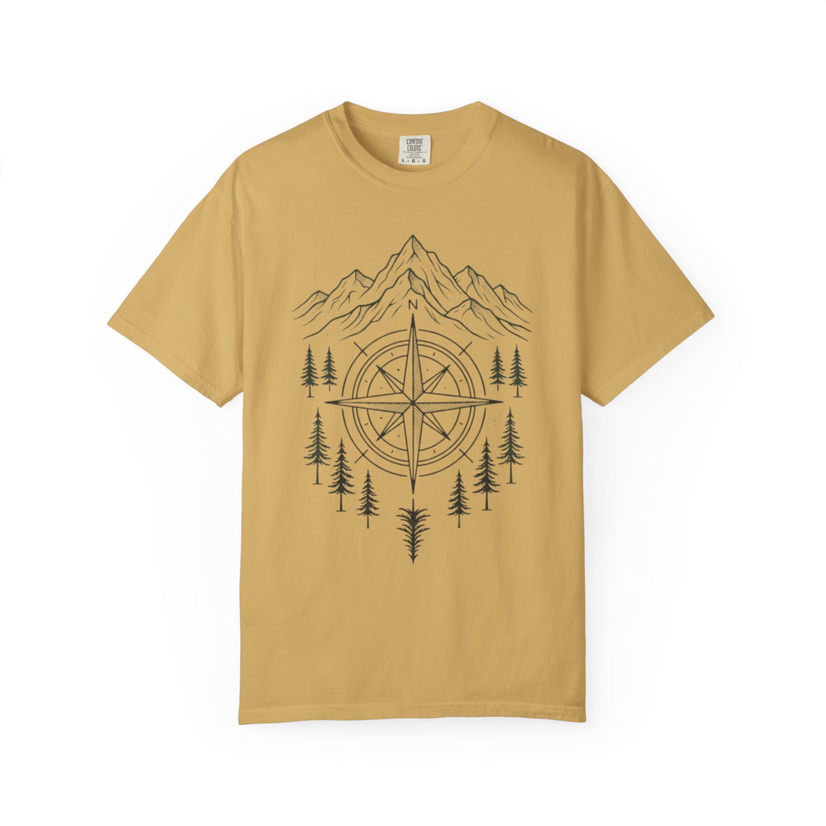 "Compass" Unisex Garment-Dyed Tee