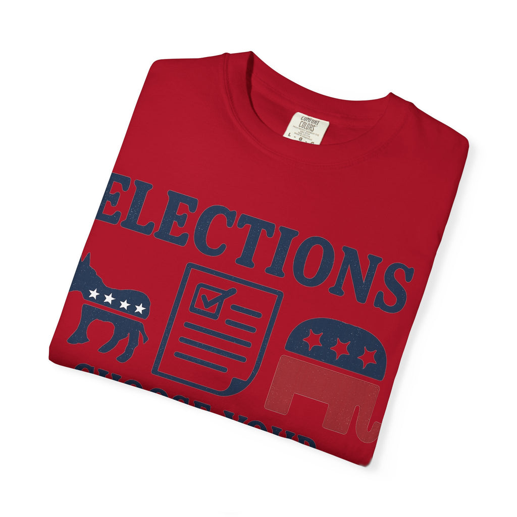 "Voting for the Best" Unisex Garment-Dyed T-shirt