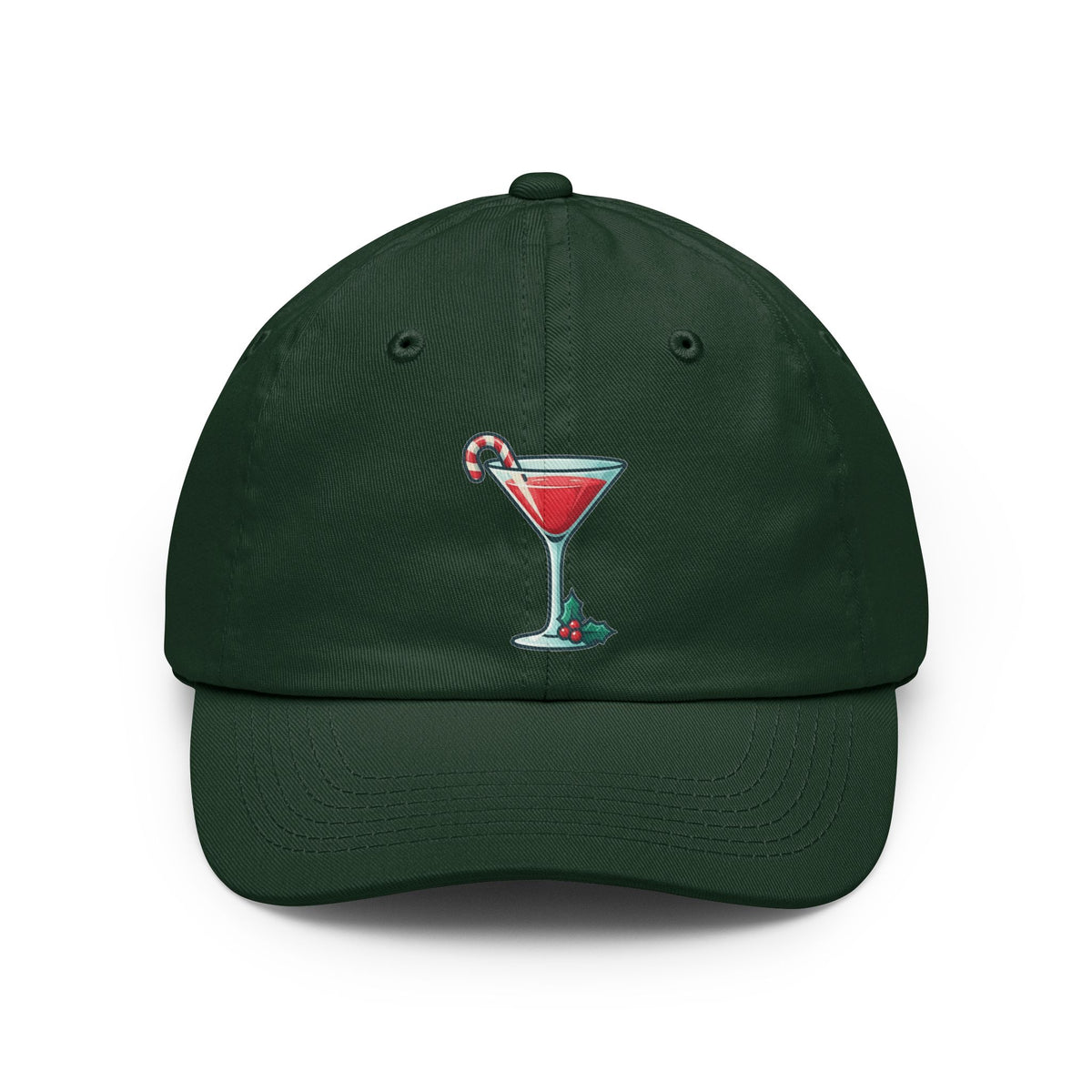 Color: Forest Green | Christmas Cheer Dad Hat — Graphic