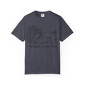 "Five Star Hotel Black Line Art" Unisex Garment-Dyed Tee