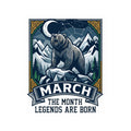 "March Legend" Sticker
