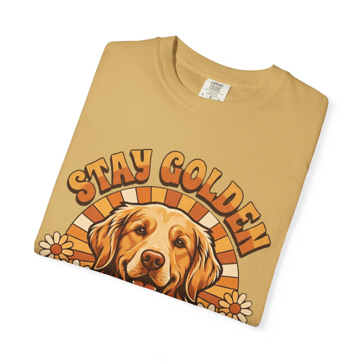 "Stay Golden & Bark On" Unisex Garment-Dyed Tee
