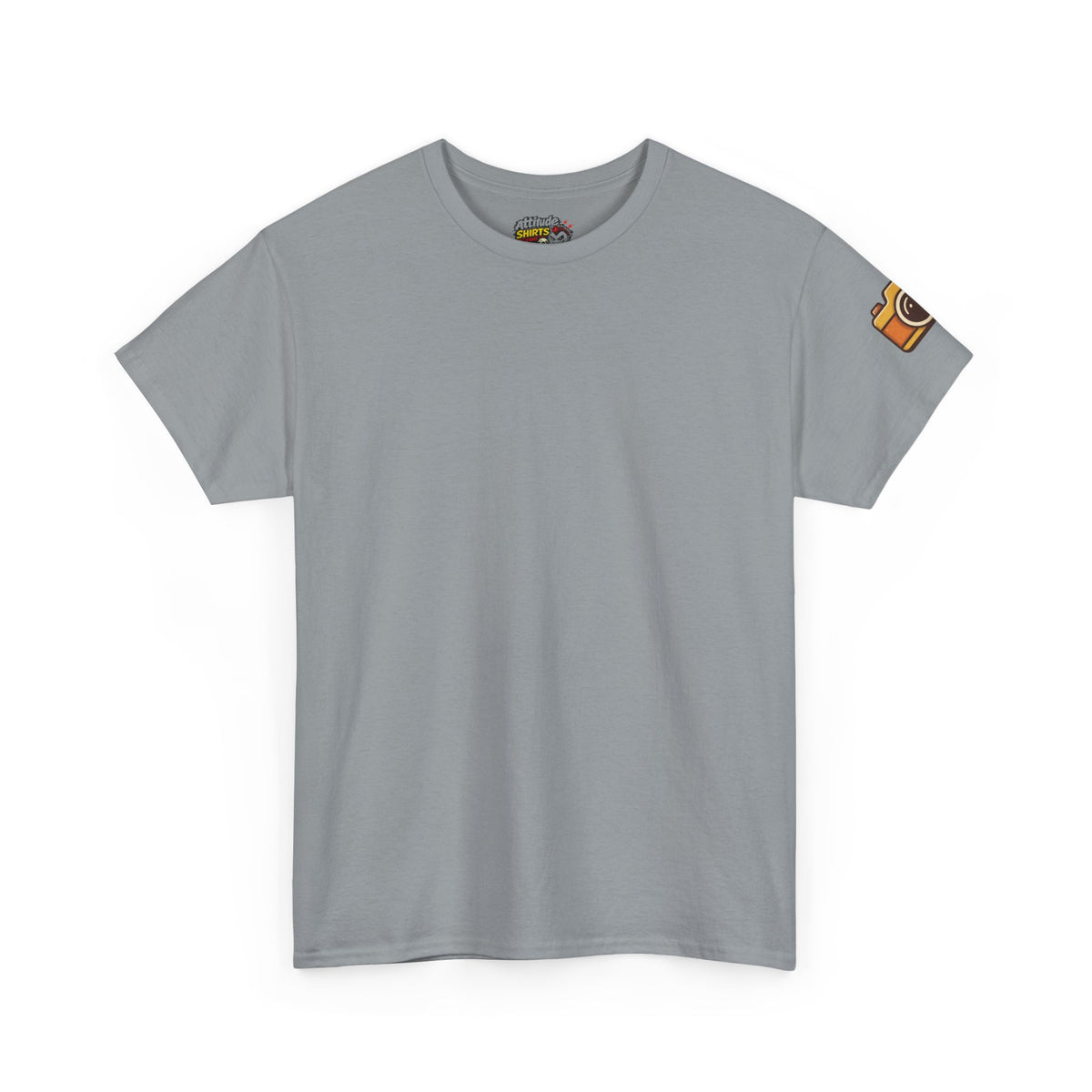 Color: Gravel | Eyes Closed As Usual Premium Graphic Tee