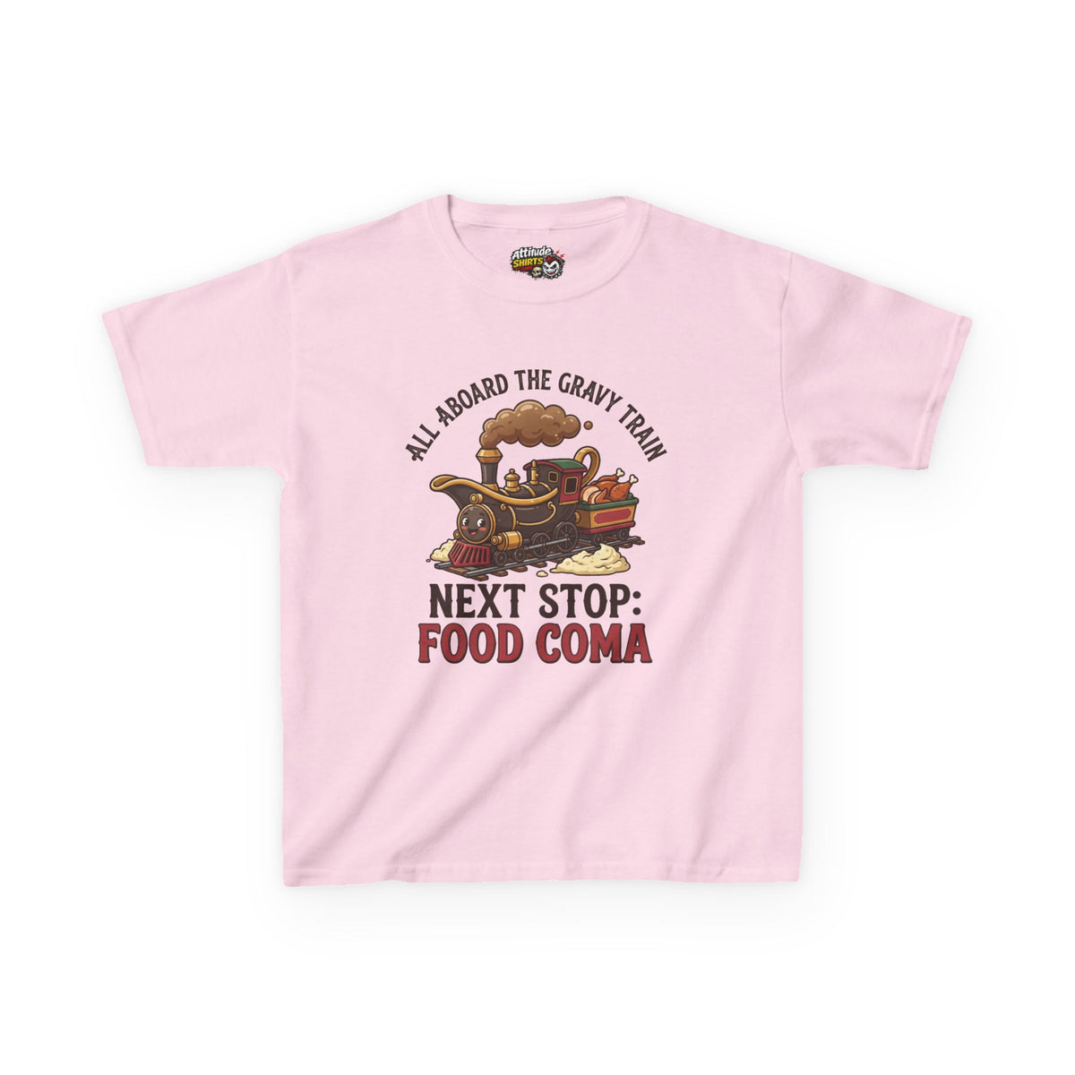 "Next Stop Food Coma" Kids Tee