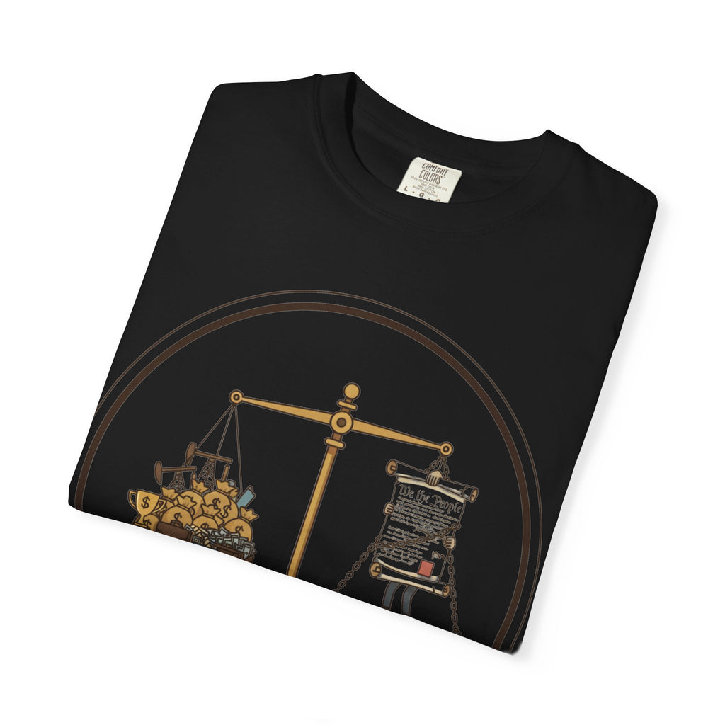 "The Economic Balance" Unisex Garment-Dyed T-shirt