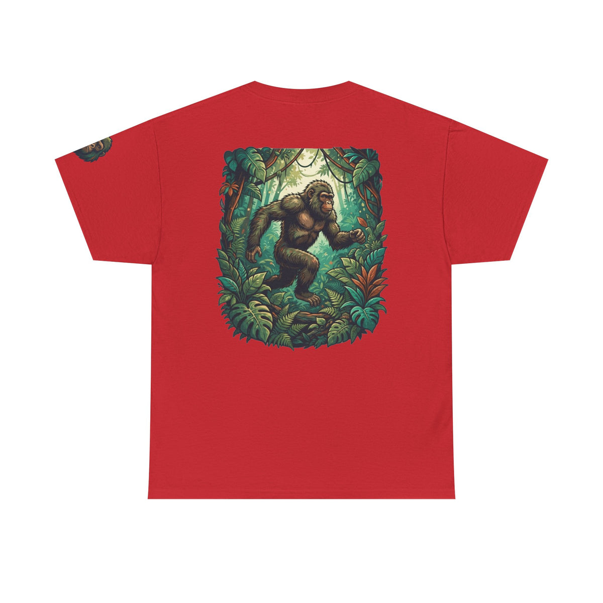Color: Red | The Bukit Timah Monkey Man (Singapore) Premium Graphic Tee