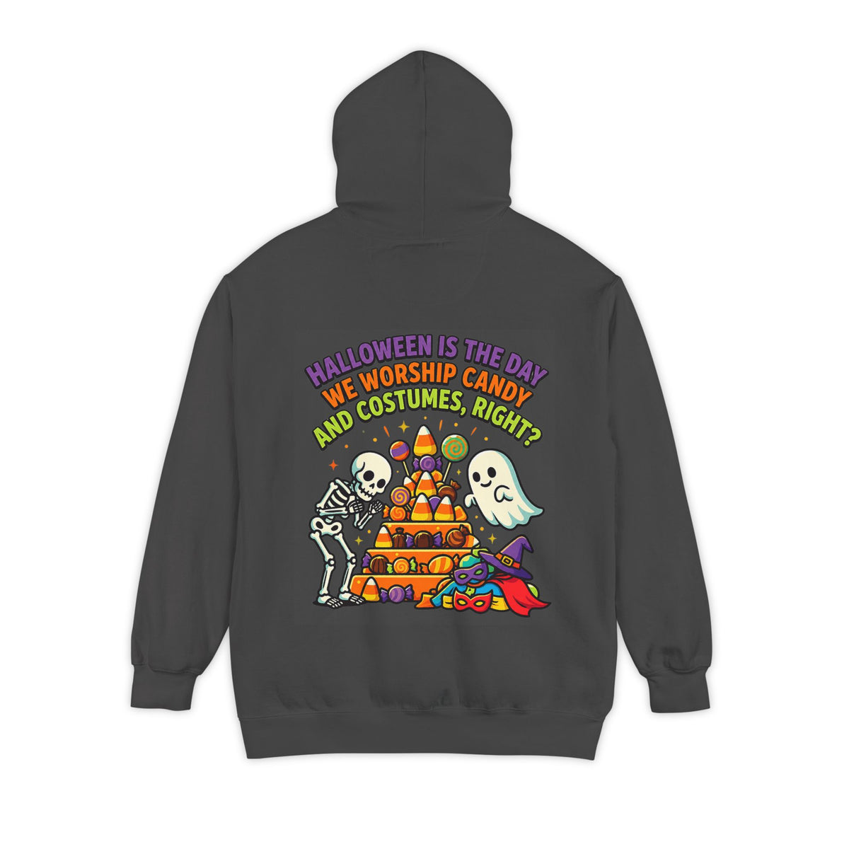Color: Pepper | Worship Candy Garment-Dyed Hoodie