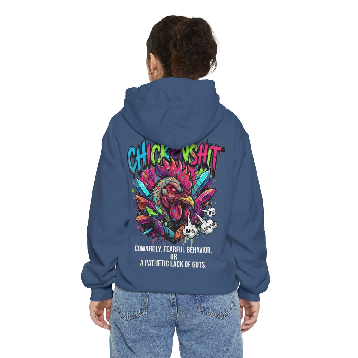 Color: True Navy | Chickenshit Garment-Dyed Hoodie