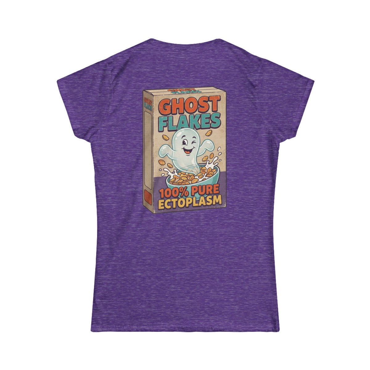 Color: Heather Purple | Ghost Flakes Women's Tee