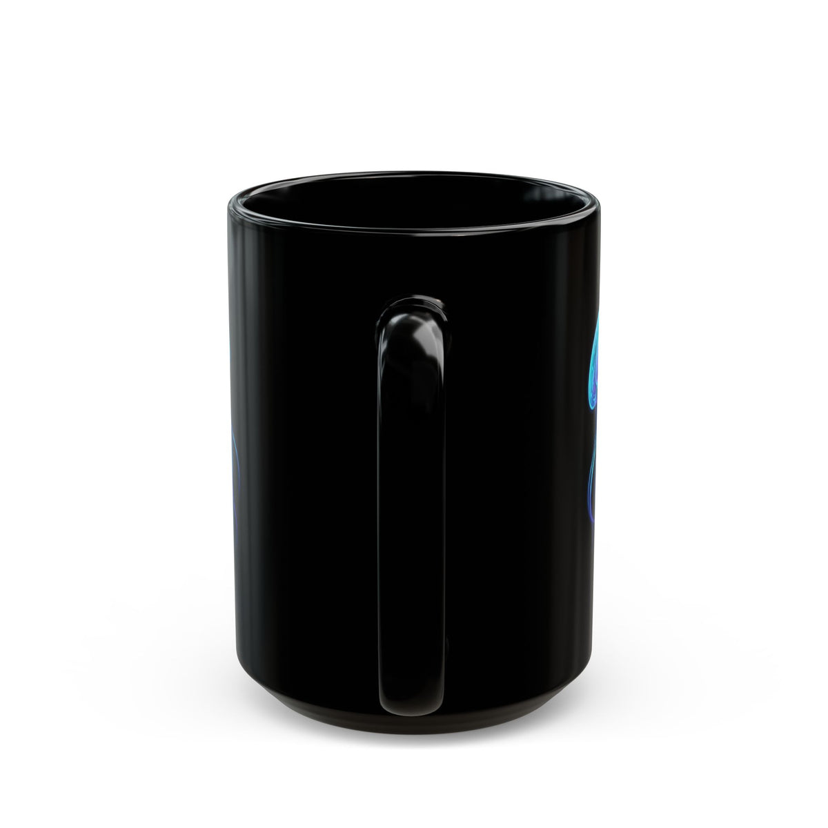 "Jelly Credible" Black Ceramic Mug — Graphic