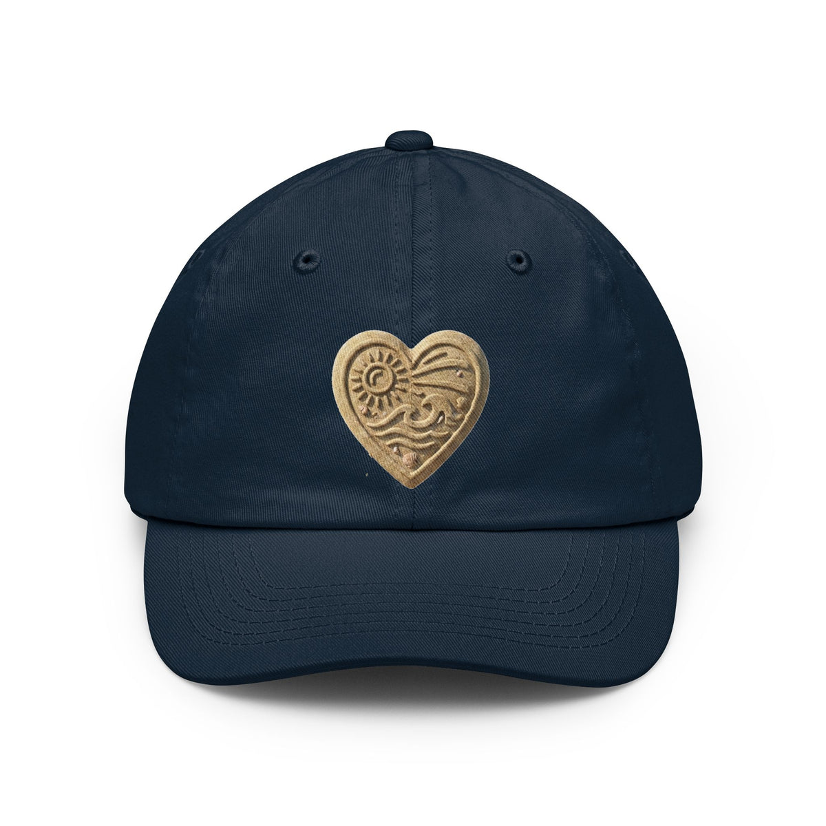 Color: Navy | I Luv The Beach Dad Hat