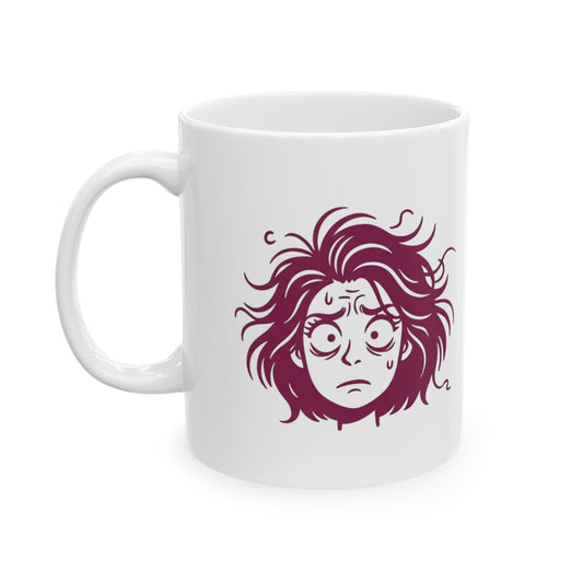 "Jesus Died For This" White Ceramic Mug — Graphic