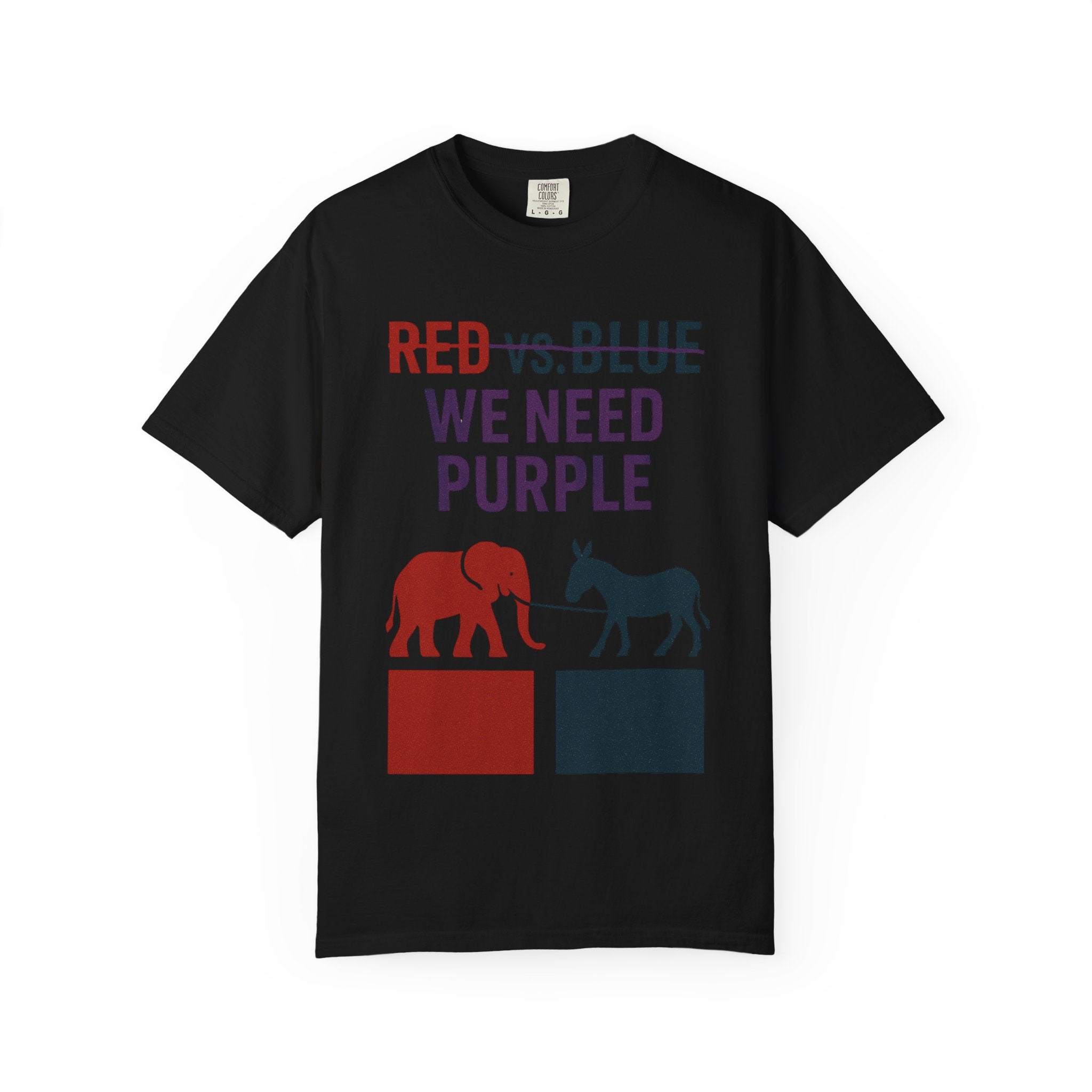"he Lesser Evil Election" Unisex Garment-Dyed T-shirt