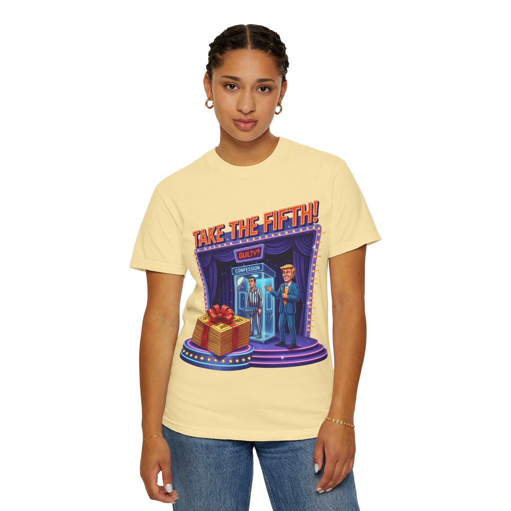 Take The Fifth T-Shirt — Game Show Parody Graphic Tee