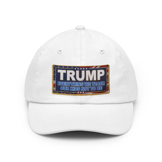 Color: White | Trump Teach Our Kids Dad Hat