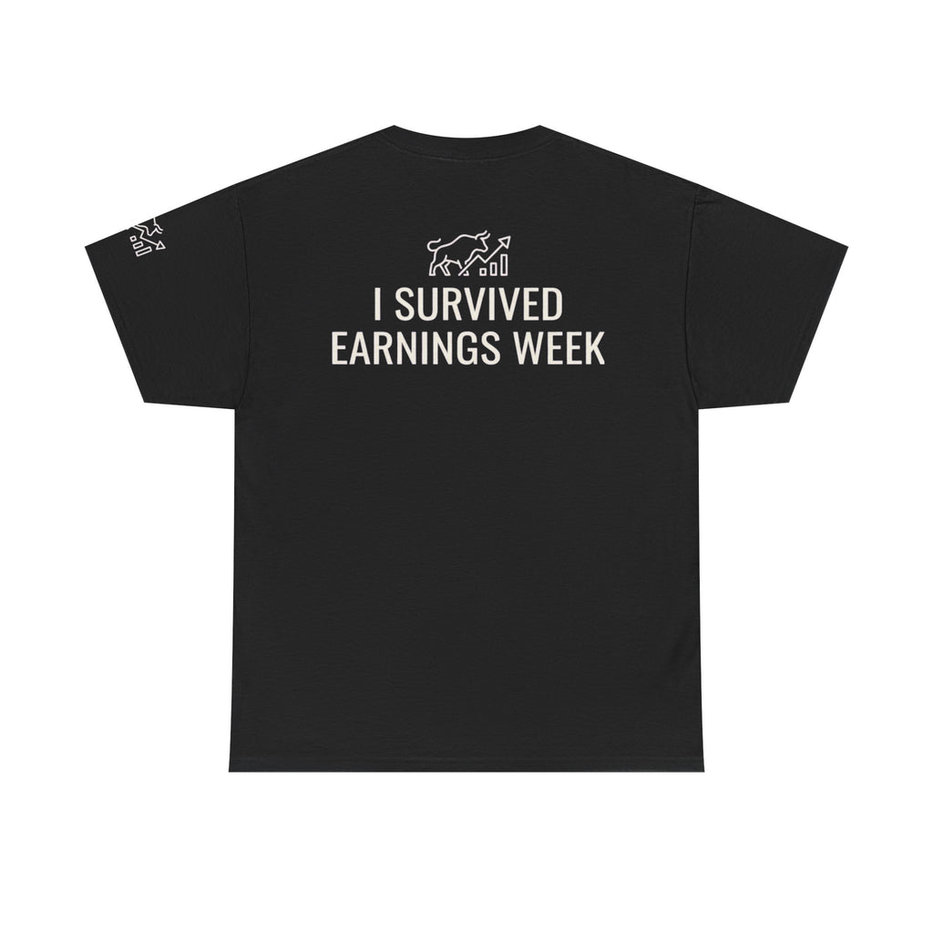"I Survied Earnings Week" Premium Graphic Tee