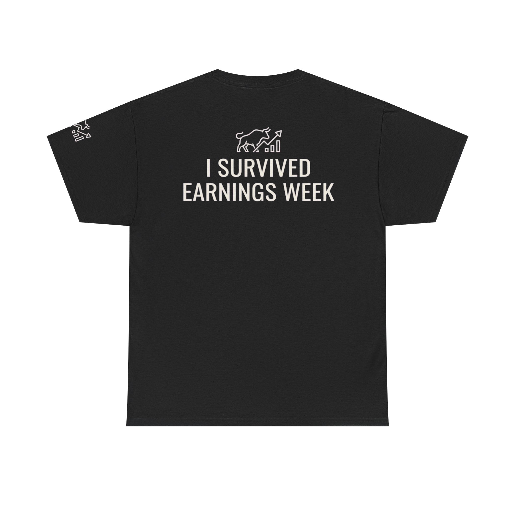 "I Survied Earnings Week" Premium Graphic Tee