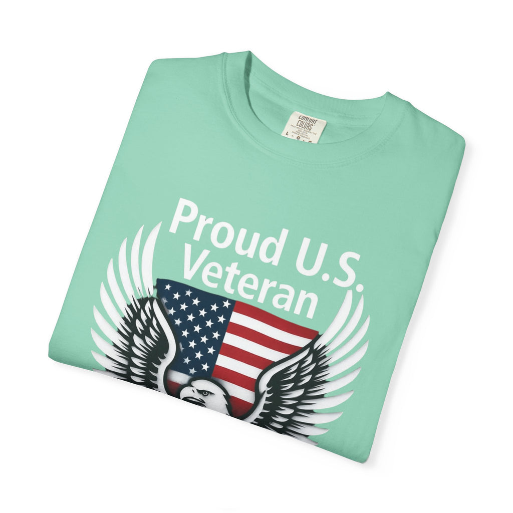 "Proud Veteran" Unisex Garment-Dyed T-shirt